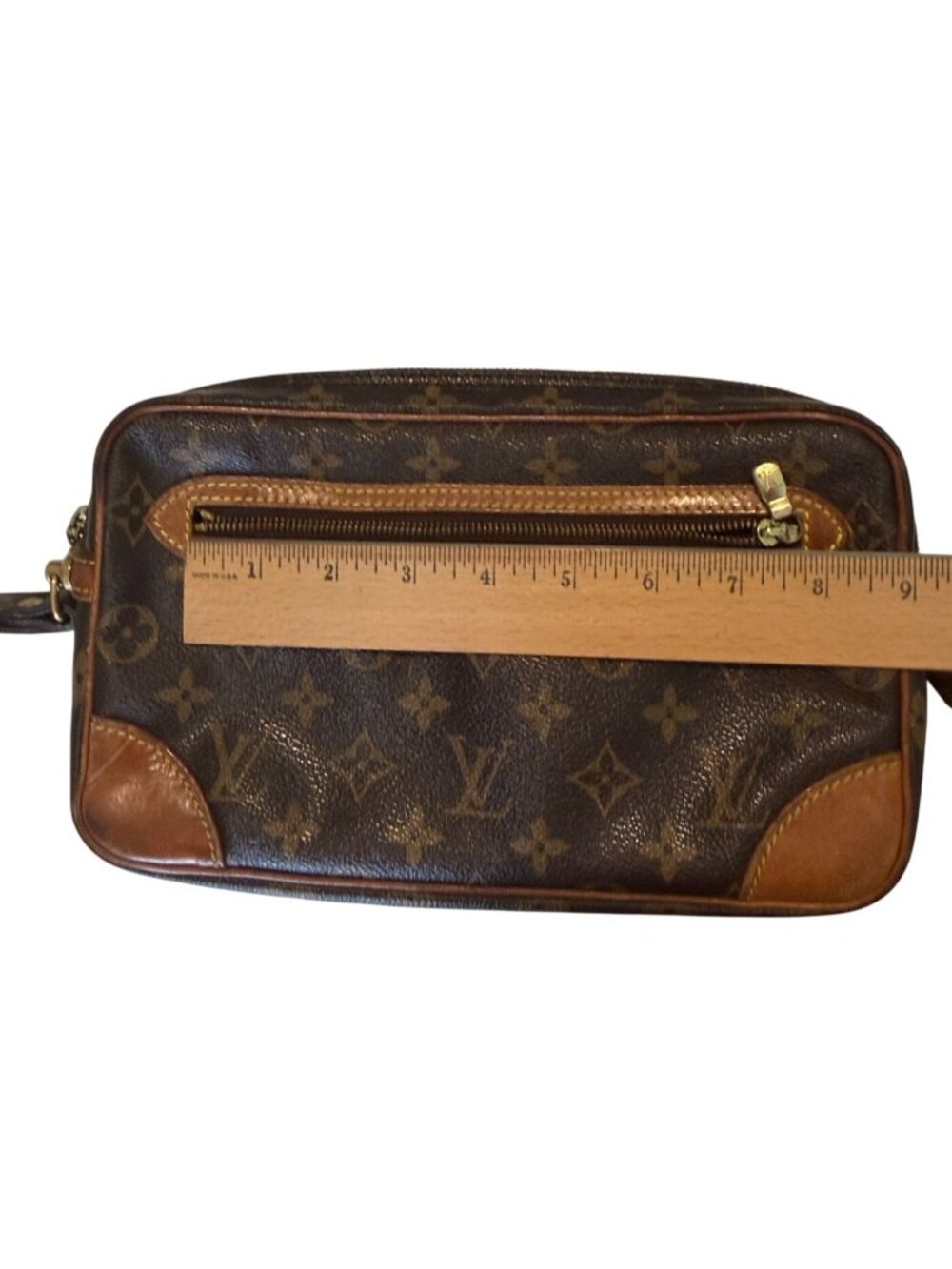 Louis Vuitton Marly Dragonne GM Coated Canvas Monogram Clutch Wristlet SL0916 - Picture 13 of 16